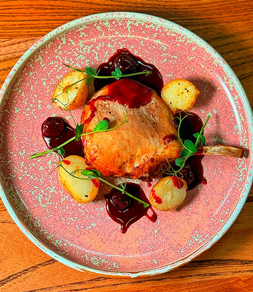 Корейка с вишней