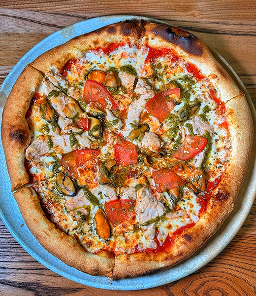 Мидии и цыпленок