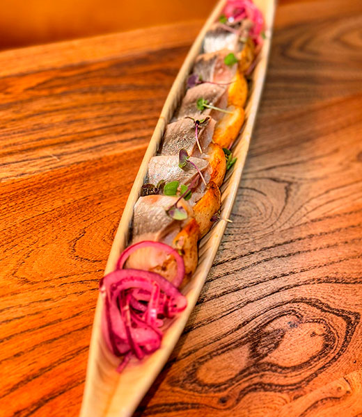 Сельдь и картофель