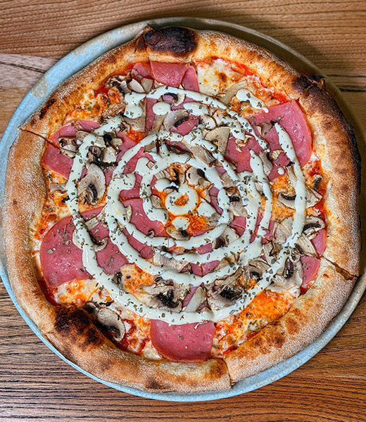 Ветчина и грибы